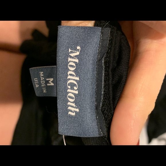 ModCloth Comfortable Collab knit maxi black dress - Picture 7 of 8